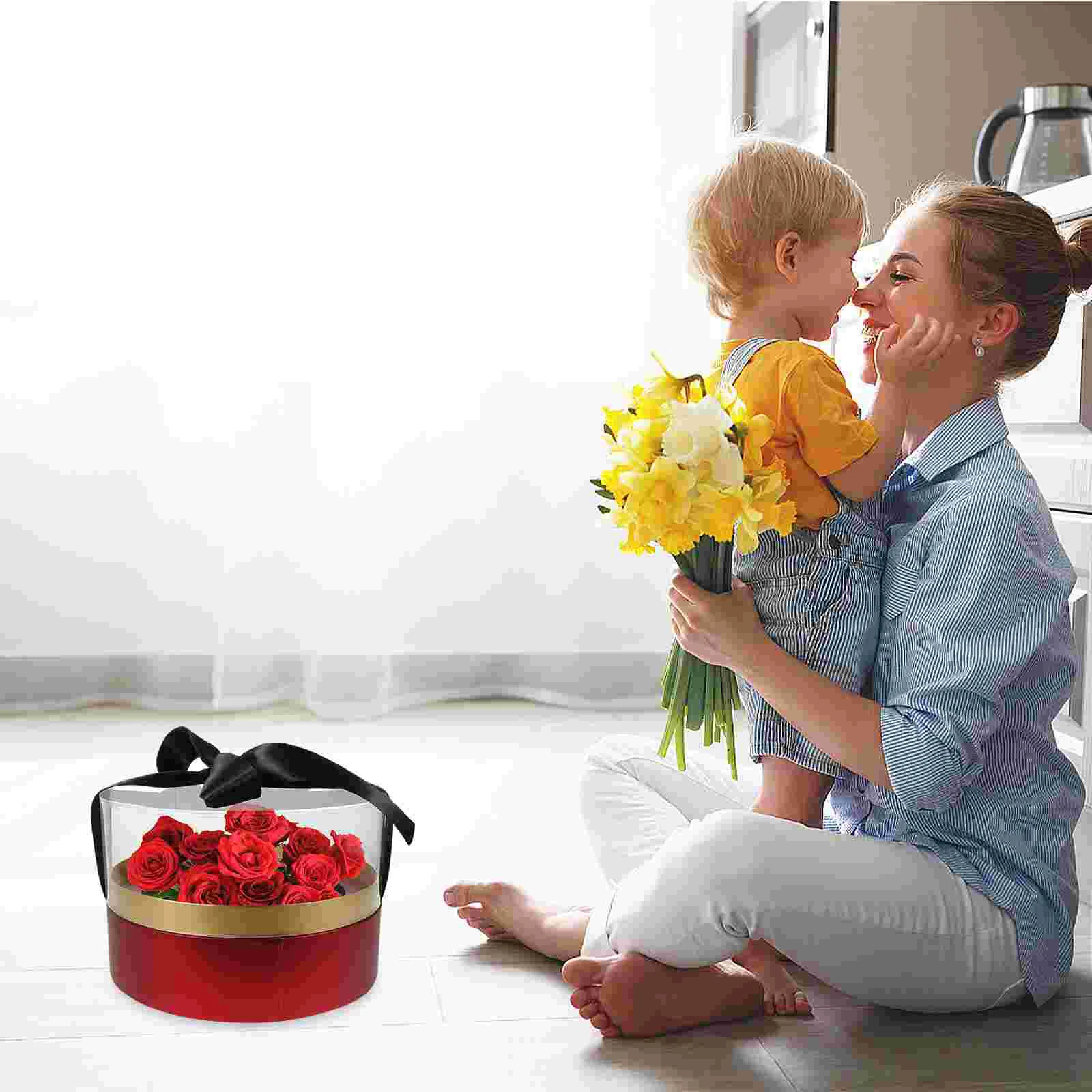

Round Shaped Flower Box Gift Boxes Flower Gift Arrangements Packaging Boxes Flowers
