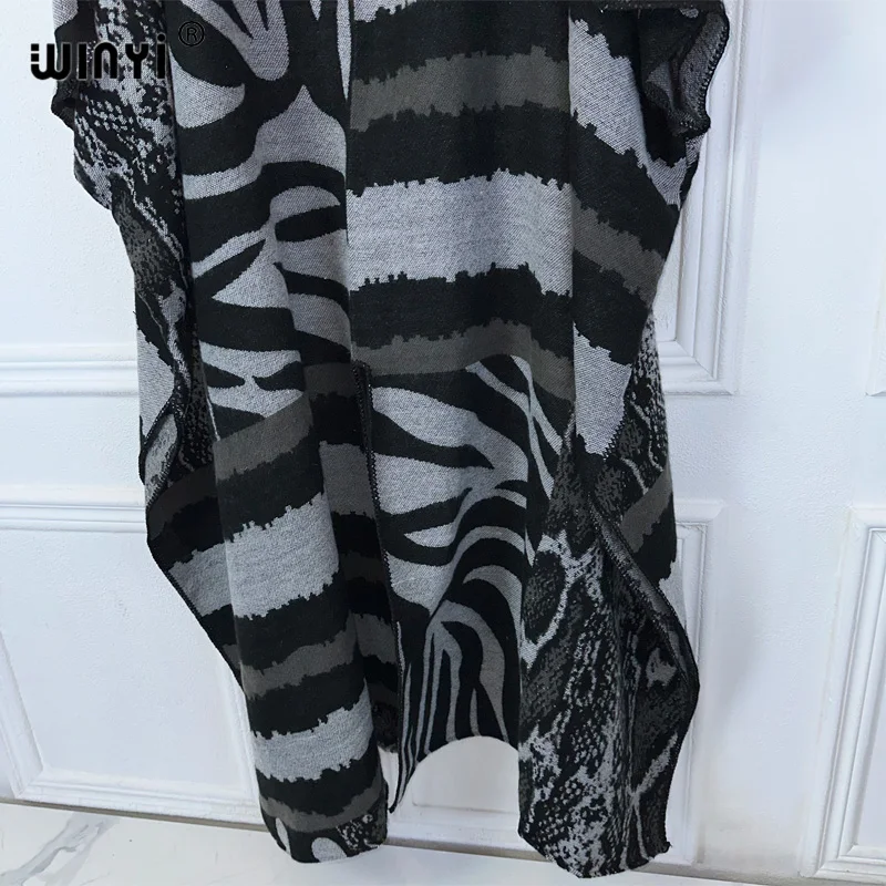 WINYI африканский зимний длинный плащ макси кафтан вечерние длинные платья
