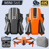 new s65 rc mini drone 4k profesional hd dual camera wifi fpv aerial photography helicopter foldable quadcopter dron kid toy gift