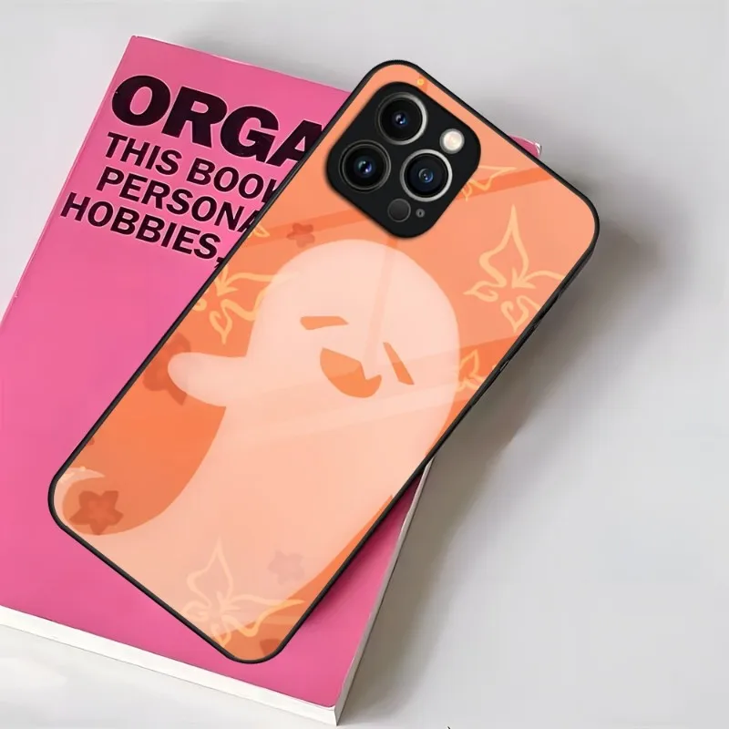 Чехол для телефона Genshin Impact Hu Tao Spirit Ghost IPhone 14 Pro 12 11 13 Mini XR XS X Max 8 7 6 Plus SE 2023 стеклянная