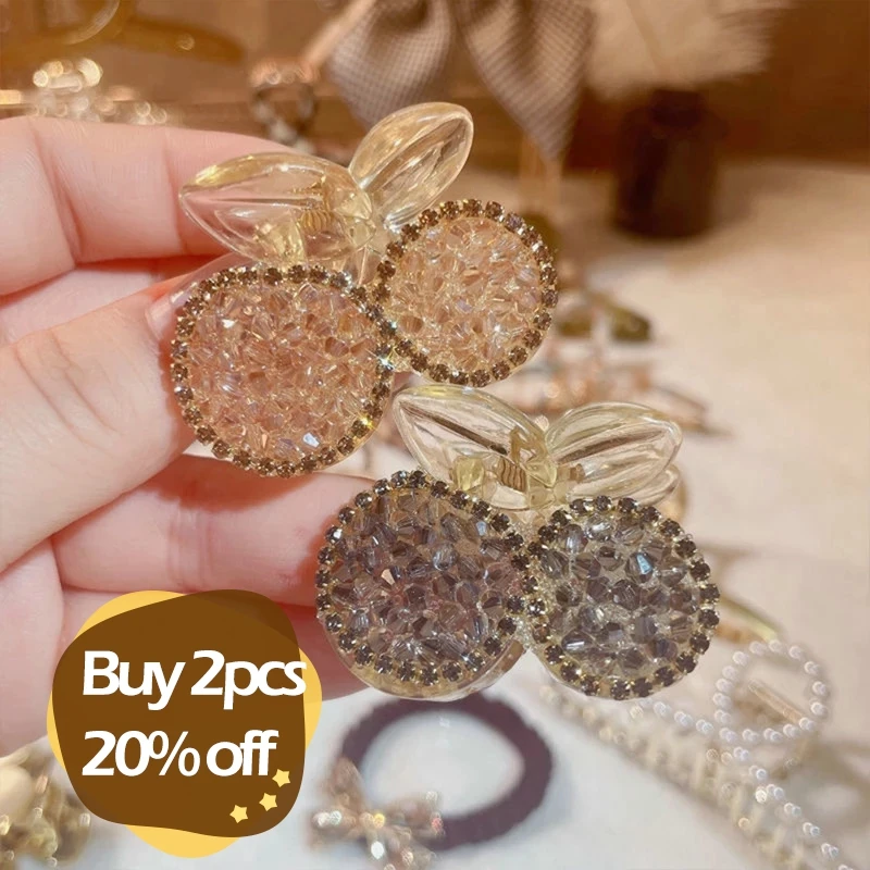 

Маленькая вишневая фотография, высококлассная заколка для захвата, новинка 2022, милая заколка для волос для девочек