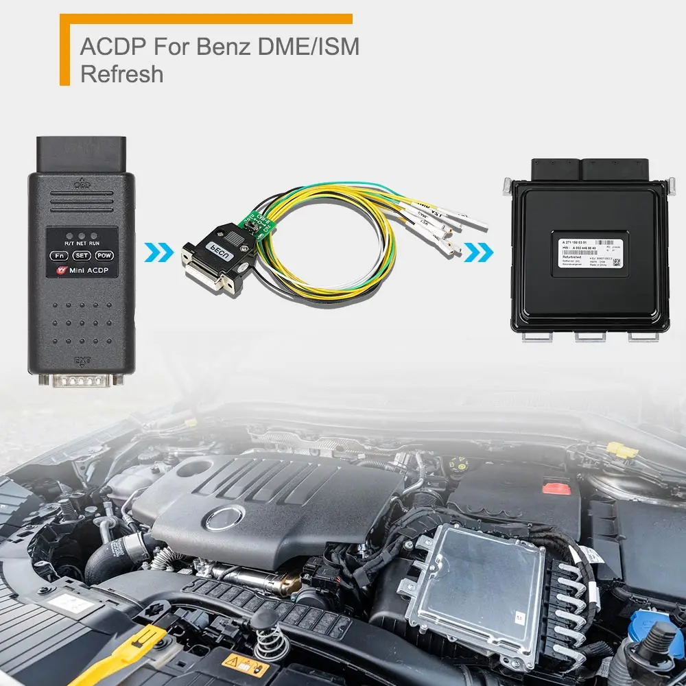 Yanhua Mini ACDP для Benz DME ISM модуль обновления 18 с лицензией A102 |