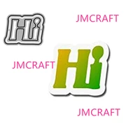 jmcraft 2022 new english common words hi 19 metal cutting dies diy scrapbook handmade paper craft metal steel template dies