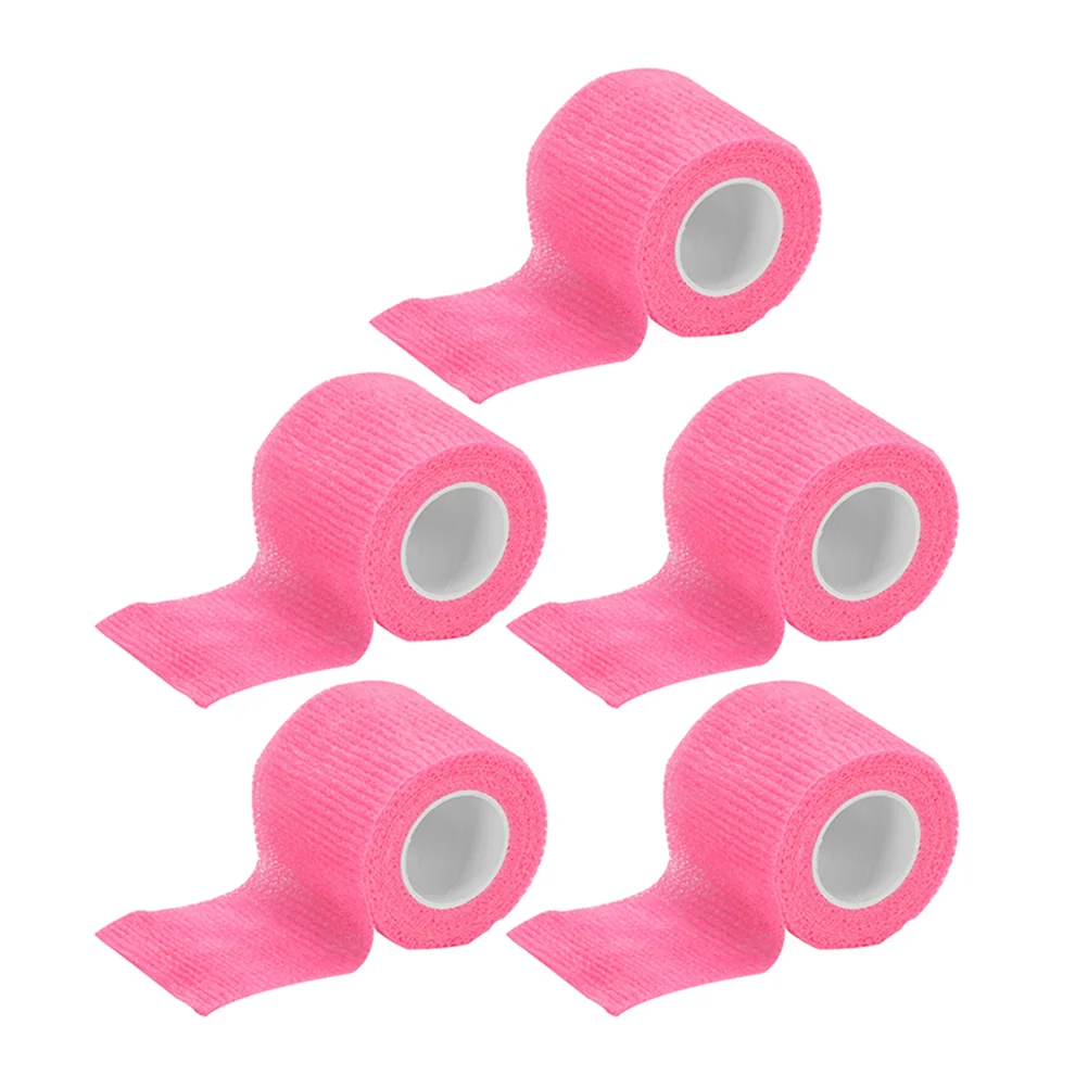 

5Pcs Tattooing Bandage Self-adhesive Tattooing Tape Tattoos Grip Tape Tattoos Grip Wrap Bandage for Tattooing Sports
