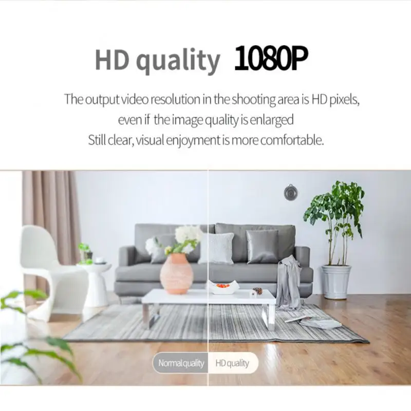 Мини Wi-Fi IP-камера HD 1080P Беспроводная внутренняя камера ночного видения охранная с