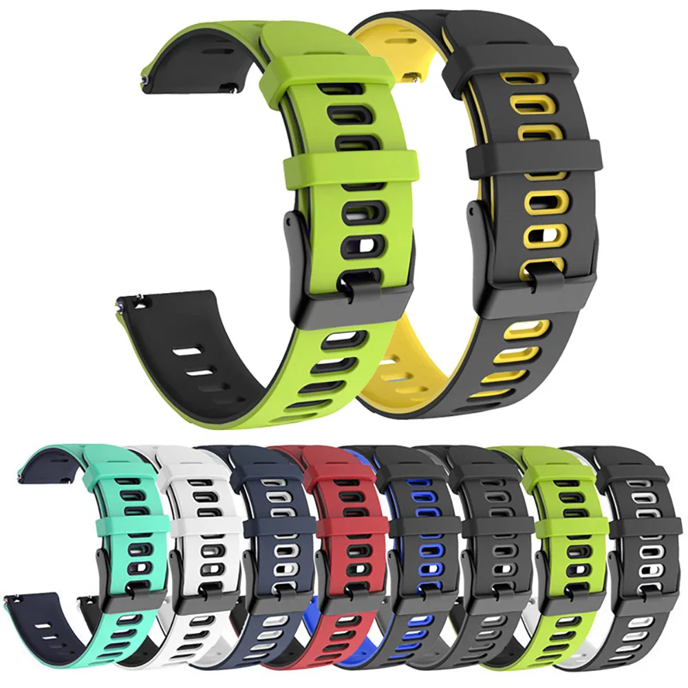 Силиконовый Ремешок Для Часов Umidigi Uwatch 5 Gps Унисекс Регулируемая Металлическая