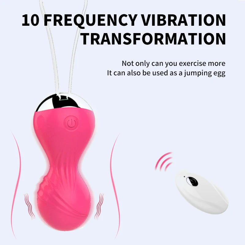 

Silicone Vaginal Balls Exercise Dumbbell Usb 10 Frequency Vagina Tight Trainers Vibrator Kegel Balls Muscle Exerciser Shrinking