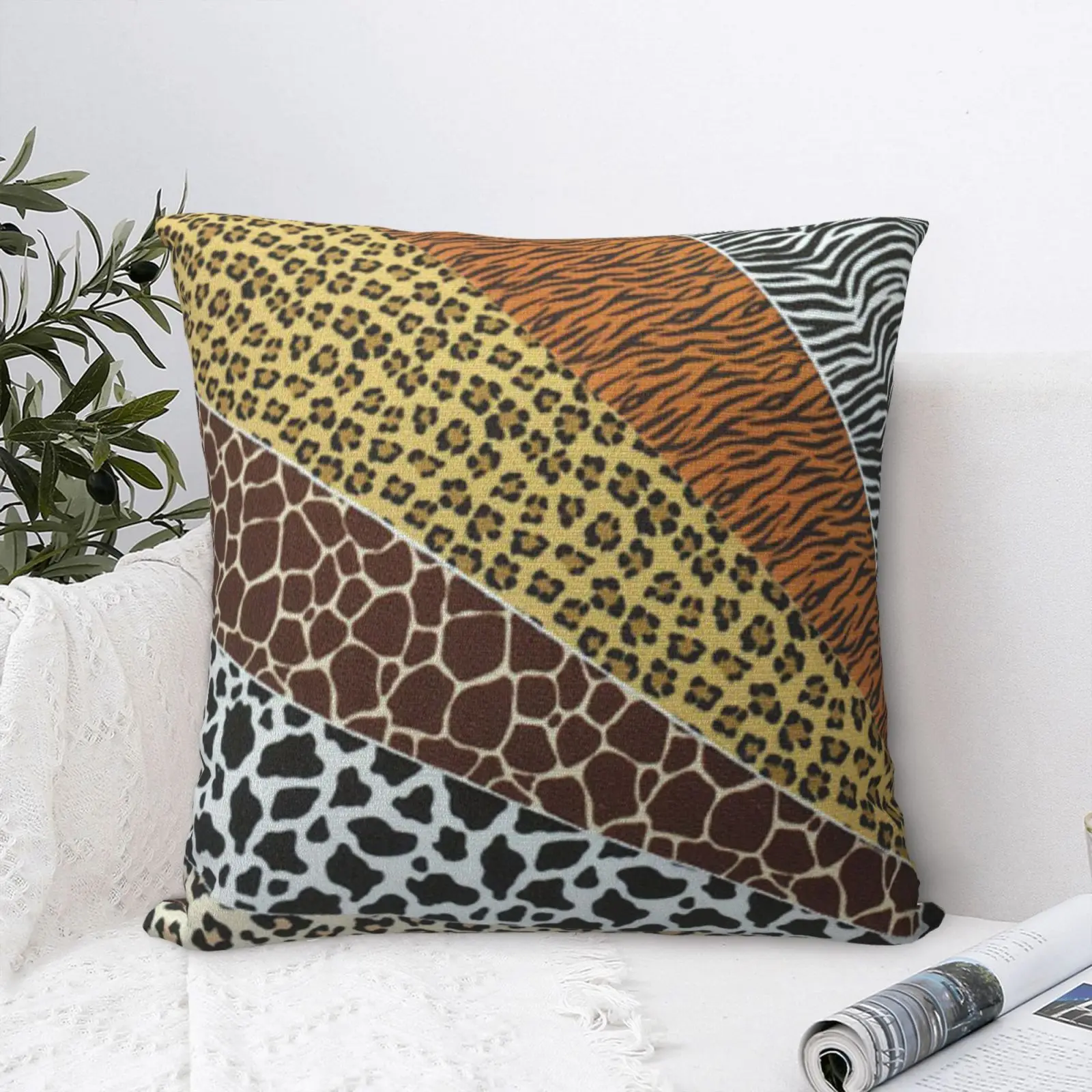 

Чехол с 9 подушками с леопардовым принтом, кавайные современные аксессуары для домашнего декора, декоративные подушки для гостиной, большие...