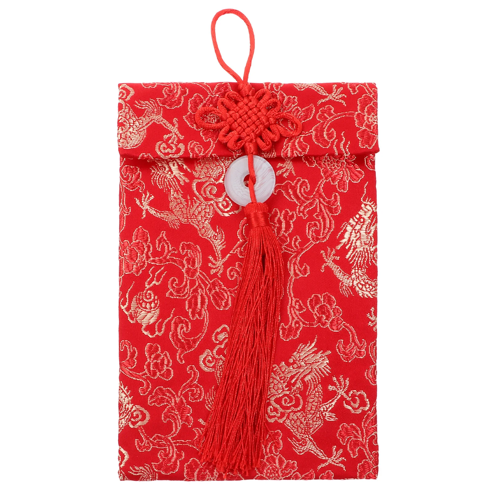 

1 Pc Practical Portable Decorative Brocade Red Envelopes for Children