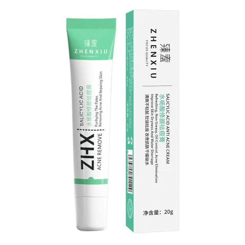 

20g Acne Cream Remove Blackhead Salicylic Acid Pores Refining Cream Shrink Pore Improve Oily Skin Care Moisturize TSLM1