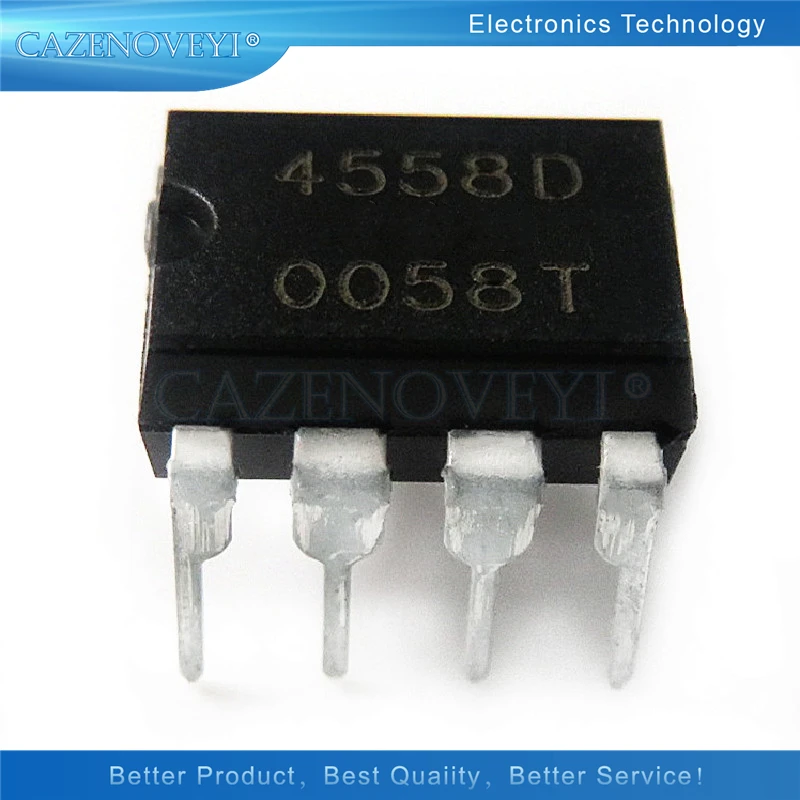 10 шт./лот NJM4558D DIP-8 NJM4558 DIP NJM4558DD JRC4558D JRC4558 RC4558 RC4558 RC4558P в наличии