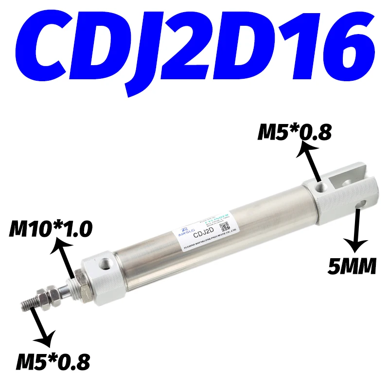 

Мини пневматический цилиндр SLTEC CDJ2B10-5Z-B CDJ2B16-10 CDJ2L10-15 CDJ2F16-20 CDJ2KB10-25 CDJ2K16-30 CDJ2D10-35 CDJ2D16-40
