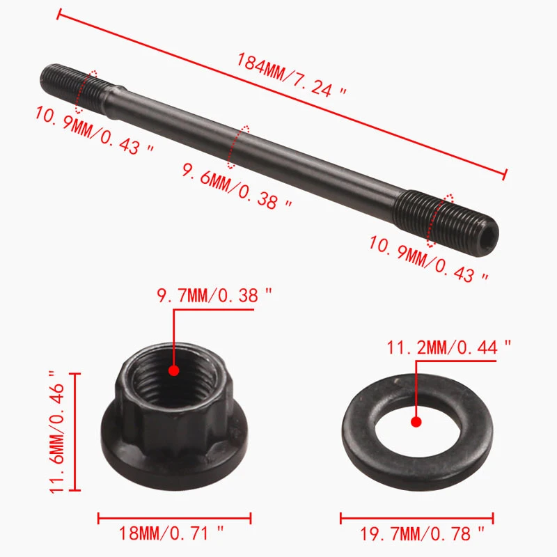 Для ARP 208-4303 головки шпильки серии Pro точечная головка для Honda 1.8L B18C1 B18C5 B20V комплект