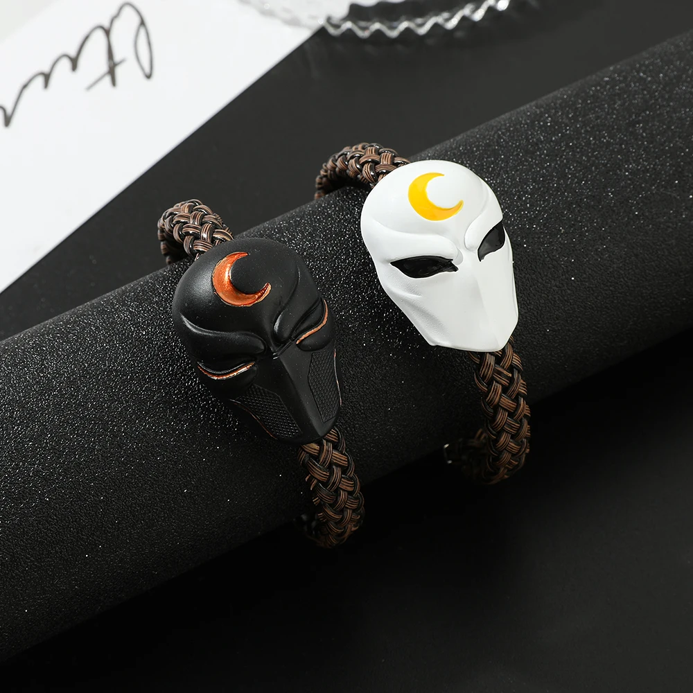 Супергерой Marvel луна яркость Мстители Марк Spector маска звено для Мужчин Ювелирные