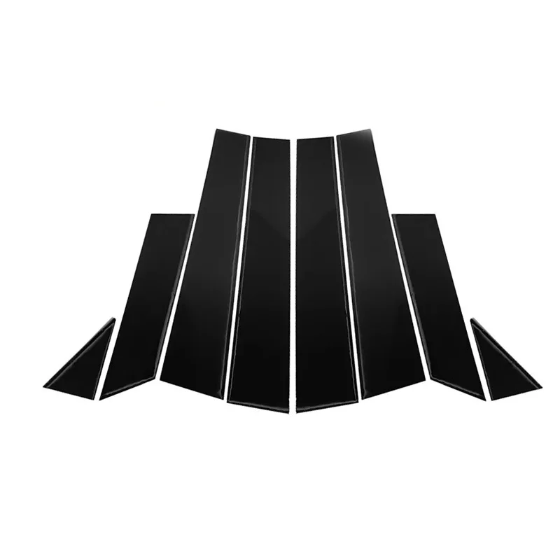 

Оконная обшивка для Nissan Qashqai J11 Rogue Sport 2014 ~ 2021 2016 2018 черная наклейка на стойки