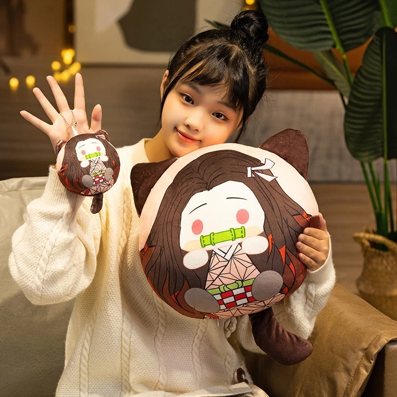 Demon Slayer Аниме No One'S Own Land Shanyi Charcoal Zhilang You Bean Плюшевая игрушка-подушка Модная