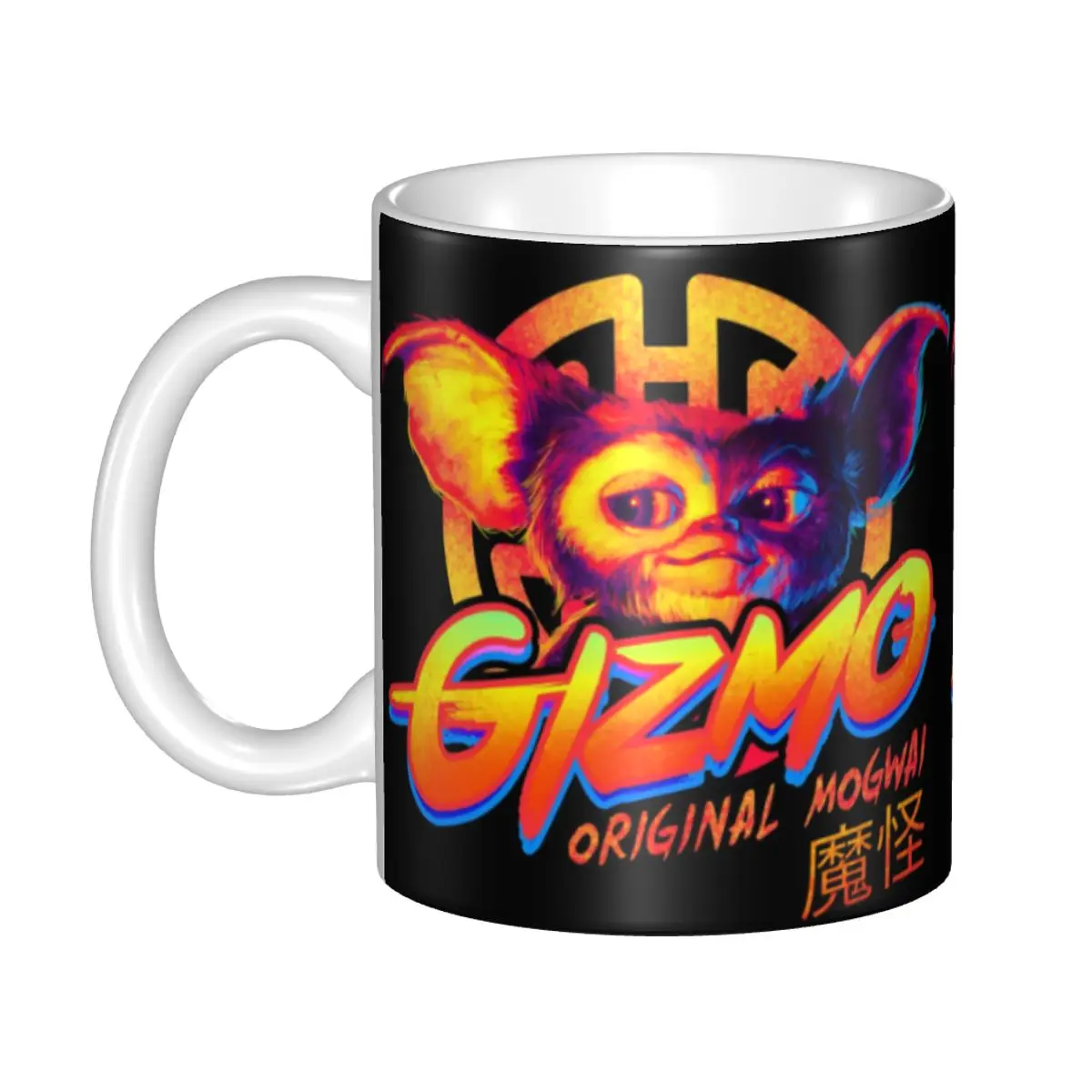 

Оригинальные кофейные кружки Mogwai в стиле ретро, сделай сам, индивидуальная керамическая кружка Monster Gizmo Gremlins, креативный подарок