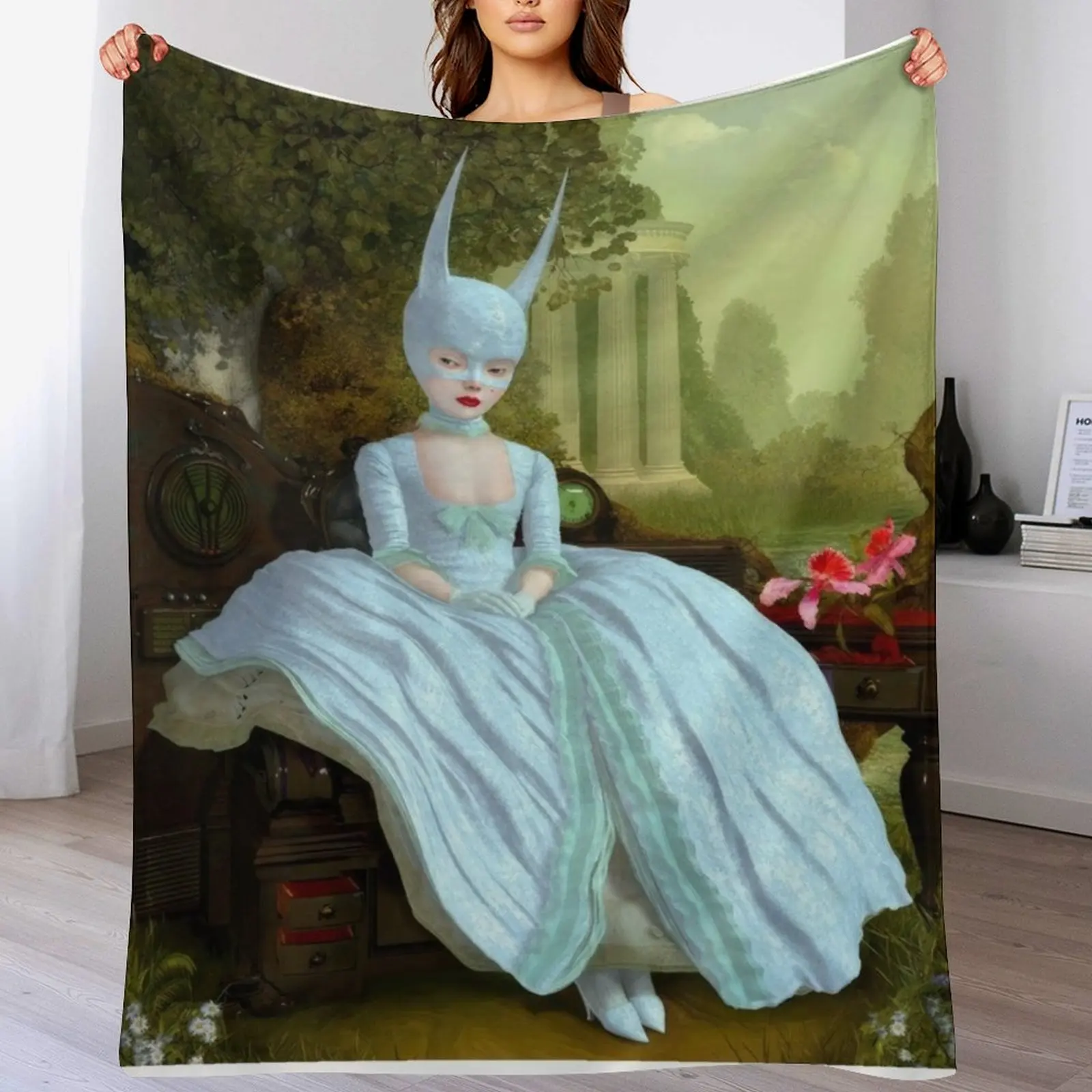 Одеяло голубое летучая мышь для девочек 2000 - Mark Ryden идея подарка на День святого