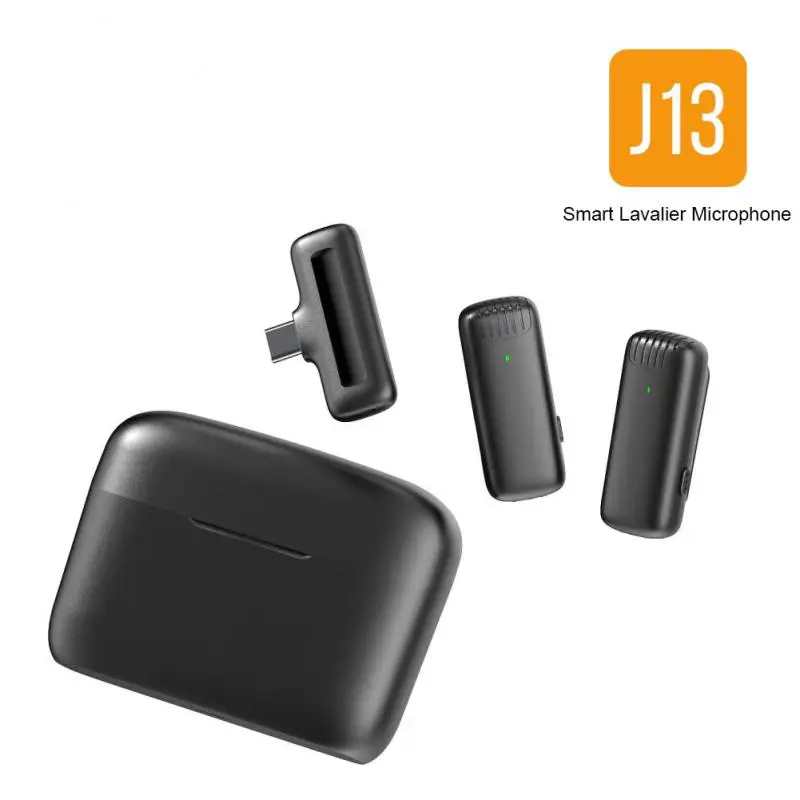 

New Wireless Lavalier Microphone Noise Cancelling Audio Video Recording for iPhone/iPad/Android/Xiaomi/Samsung Live Game Mic