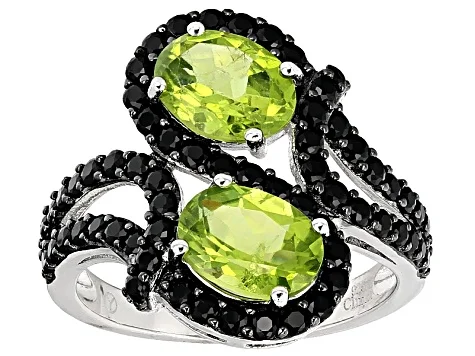 

Fashion Oval Cut Green Amethyst Glass Filled Rings for Women Simple Irregular Shape Rings Wedding Engagement Anniversary Gift