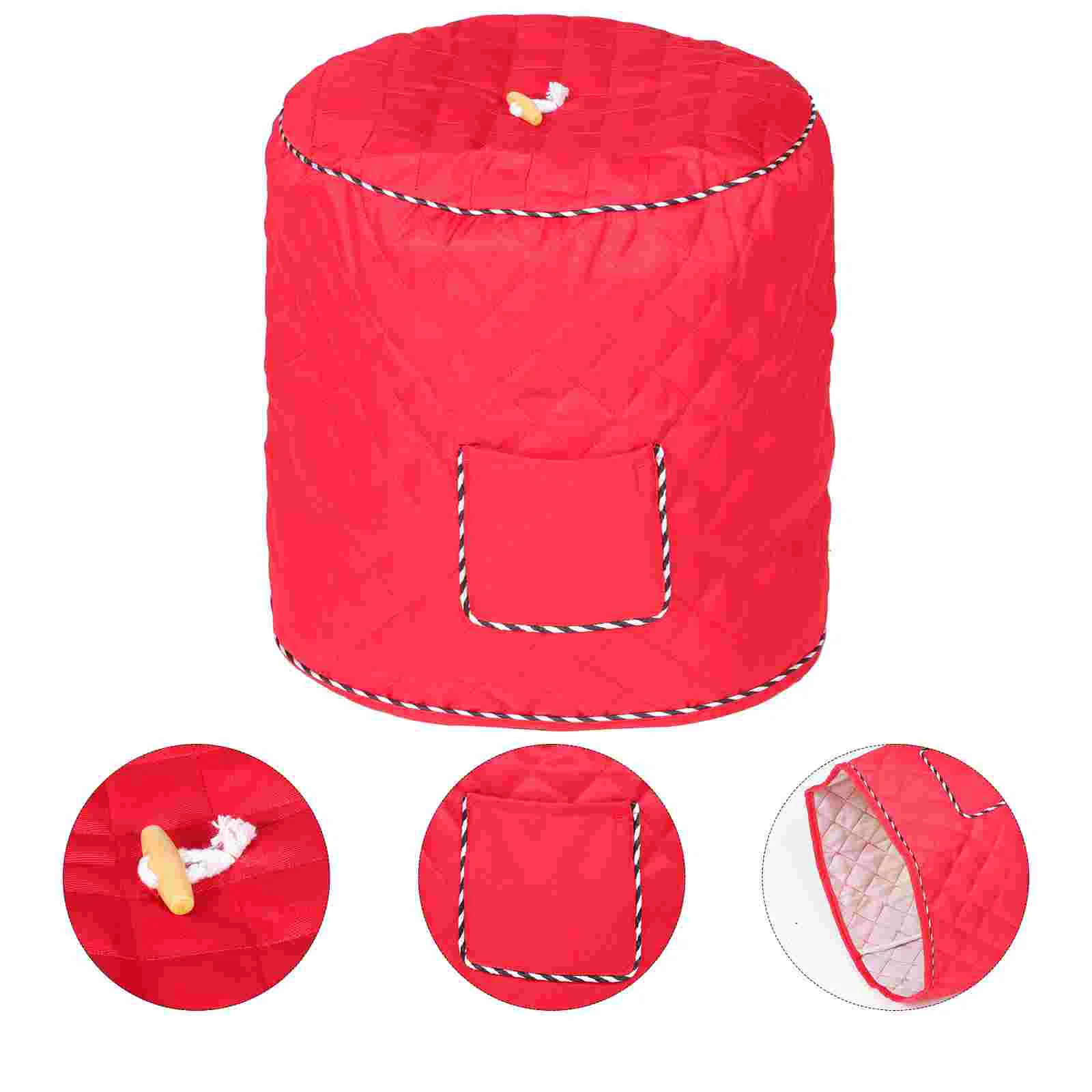 

Cover Cooker Pressure Appliance Anti Accessories Protector Static Rice Instant Decorative Pot Fryer Air Kitchen Small Quilted