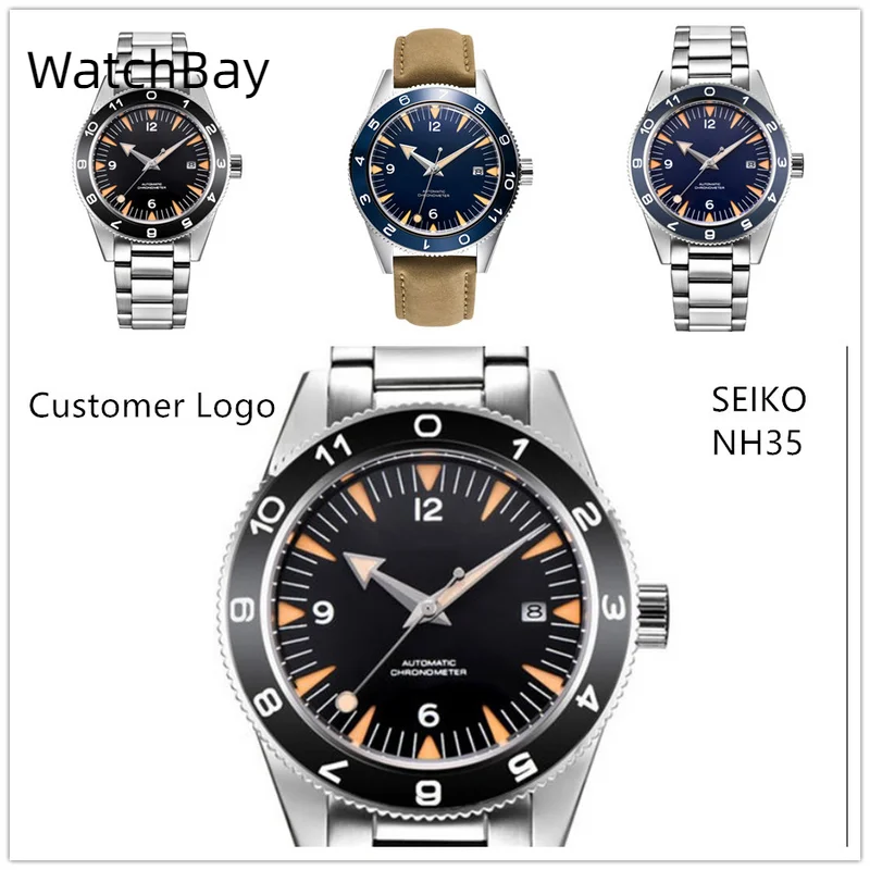 Мужские Водонепроницаемые механические часы с сапфировой керамикой 41 мм - купить