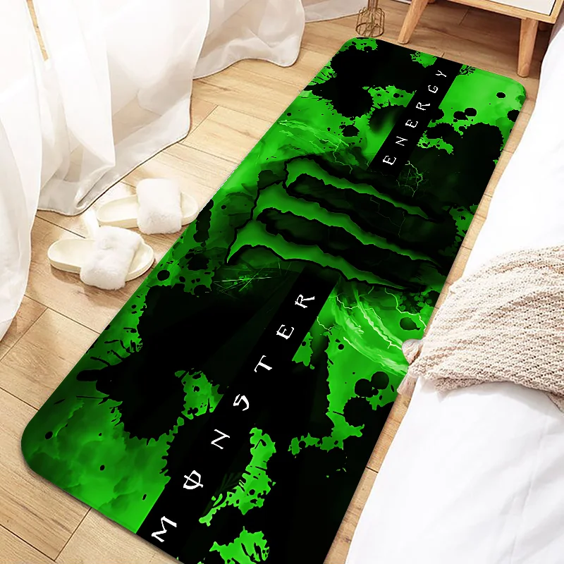 Дверной коврик для энергетических напитков M-MONSTER входной нескользящий