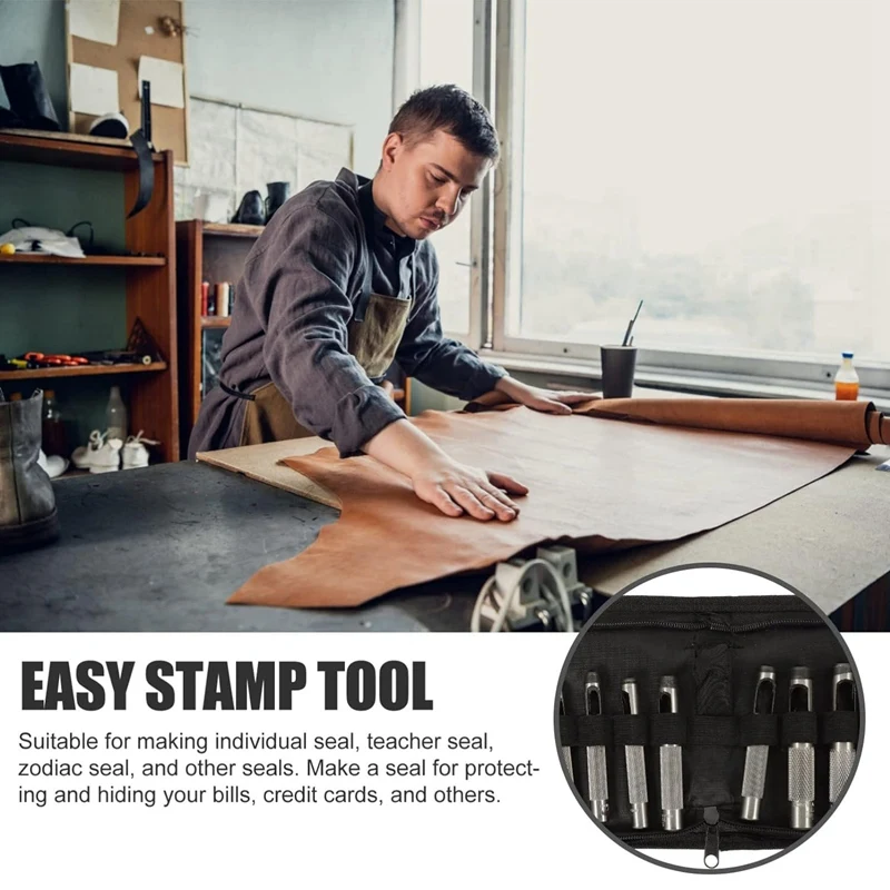 12 шт. Пробойники для кожи 1/8-3/48 дюйма (3-19 мм)