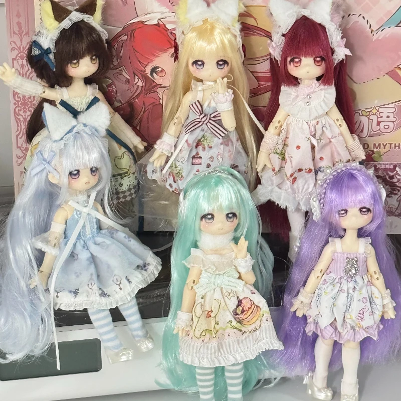 Фото Несъедобная кукла Stillwind Myth Series 1/12 BJD, слепая коробка, кавайная аниме-фигурка, декор для рабочего стола, сюрприз-бокс, подарки для фанатов №2