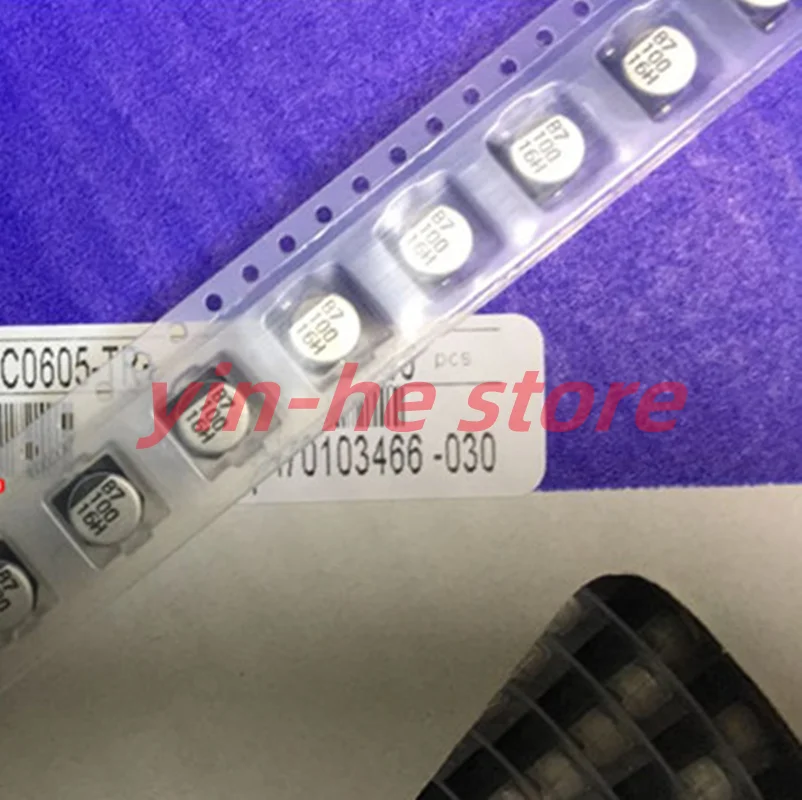 VZH101M1C0605-TR 16V100UF 6 3*5 3 VZH с низким сопротивлением