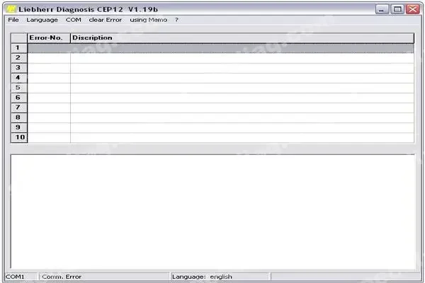ДИАГНОСТНЫЙ КОМПЛЕКТ LIEBHERR (LD)