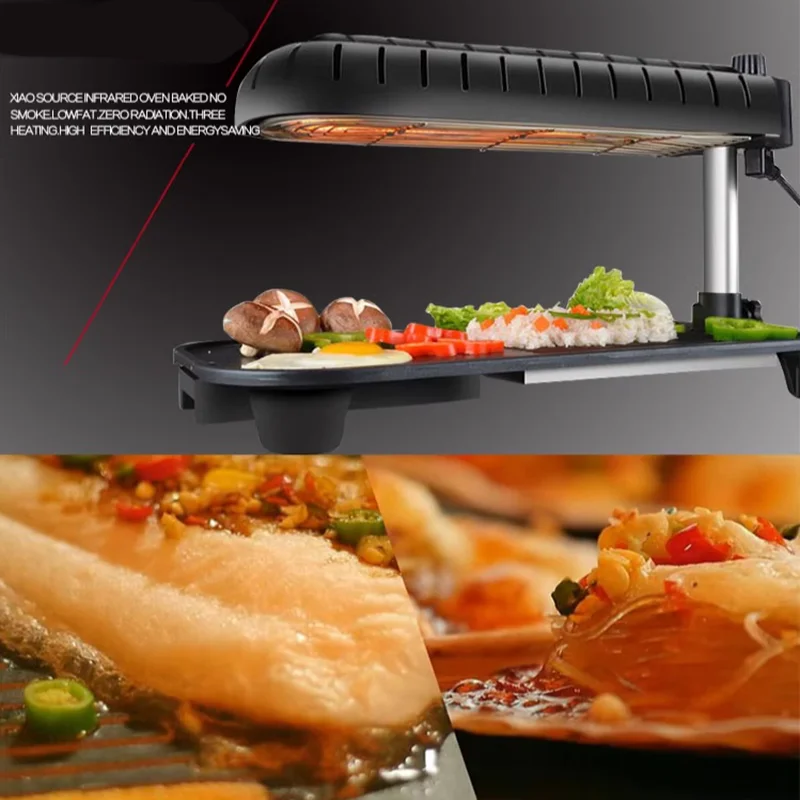 3d-инфракрасный Электрический гриль для барбекю корейский антипригарный