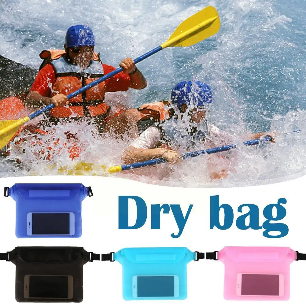 

3-layer Waterproof Sealing Rafting Diving Swimming Gym Bag Bag Ski Waist Drying Bag Shoulder Underwater Bag Waist Veneer S1H9