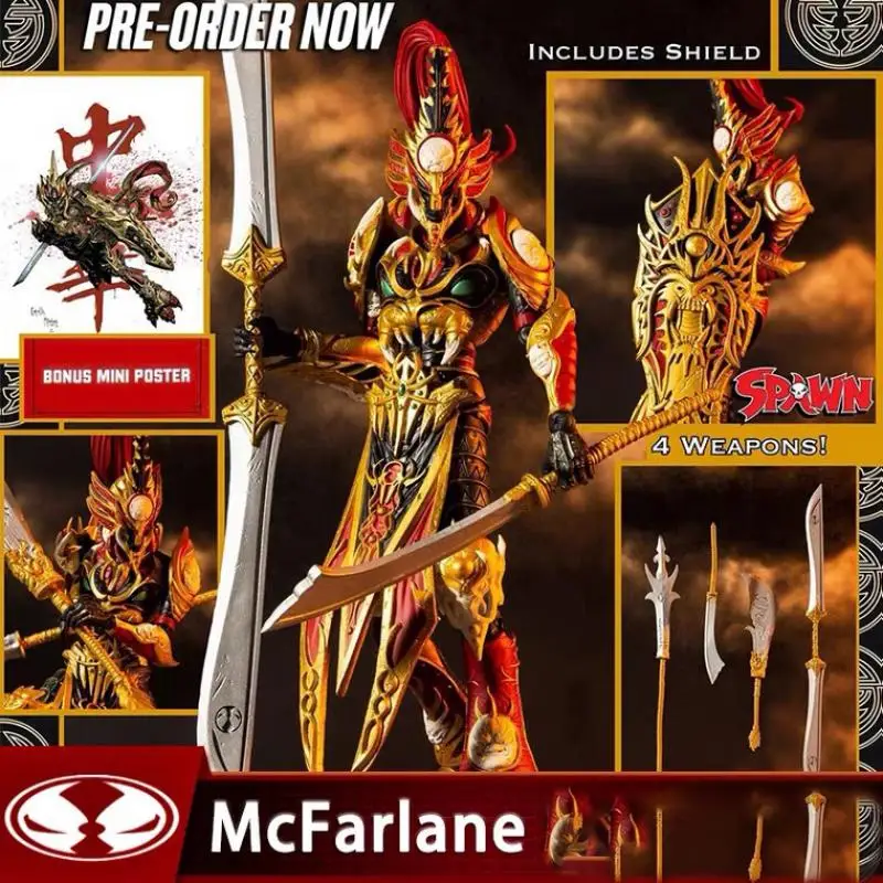 

Original Mcfarlane DC 7inch Spawn Mandarin Spawn Anime Action Figur Toy for Child Halloween Gift In Stock