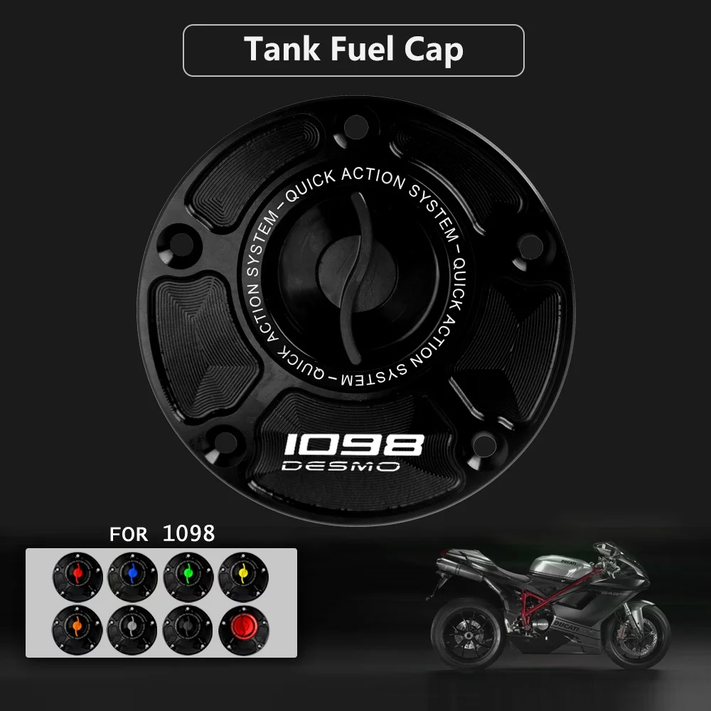 

Крышка топливного бака для DUCATI 848 1098 1198 888 916 998 748 907 ST 2 3 4 CNC крышка топливного бака с быстроразъемной крышкой без ключа