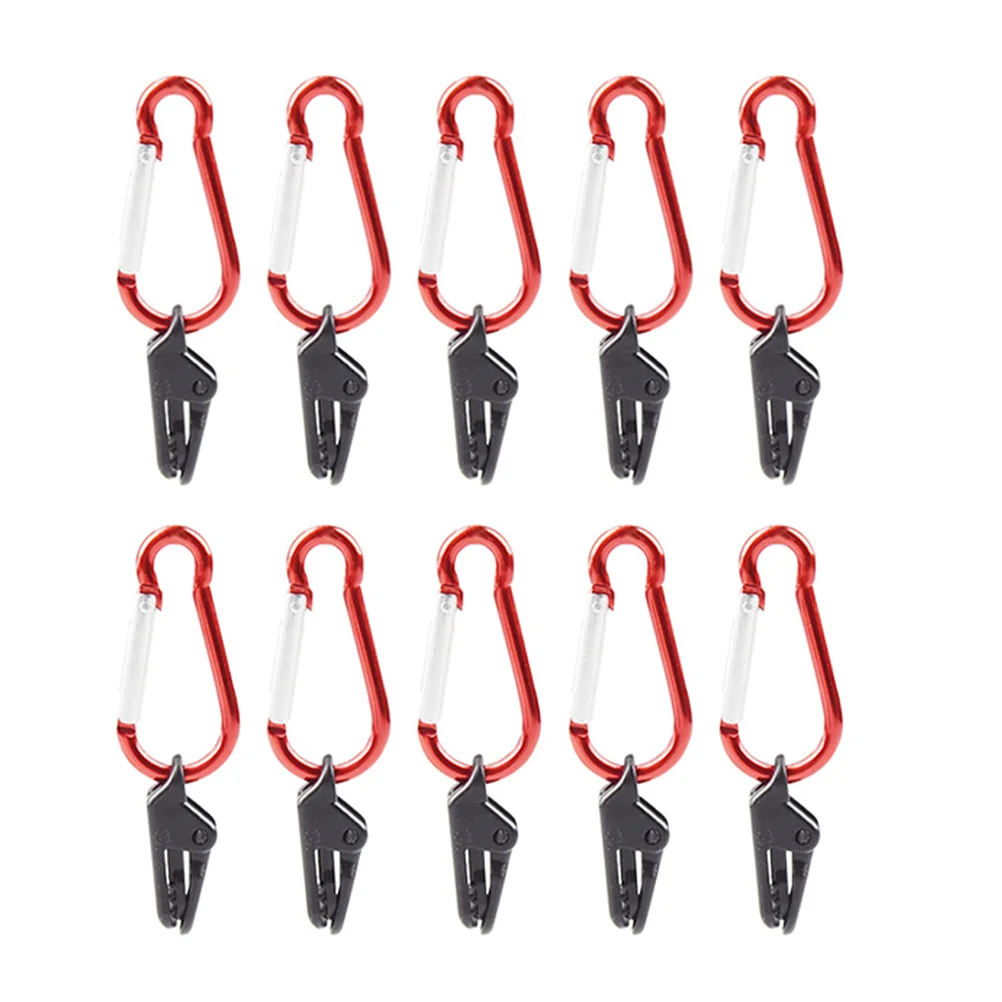 

Clips Tarp Tent Clamps Down Carabiner Clip Tie Awning Camping Cover Pool Fasteners Clamp Tarpaulin Aluminum Outdoor Holder