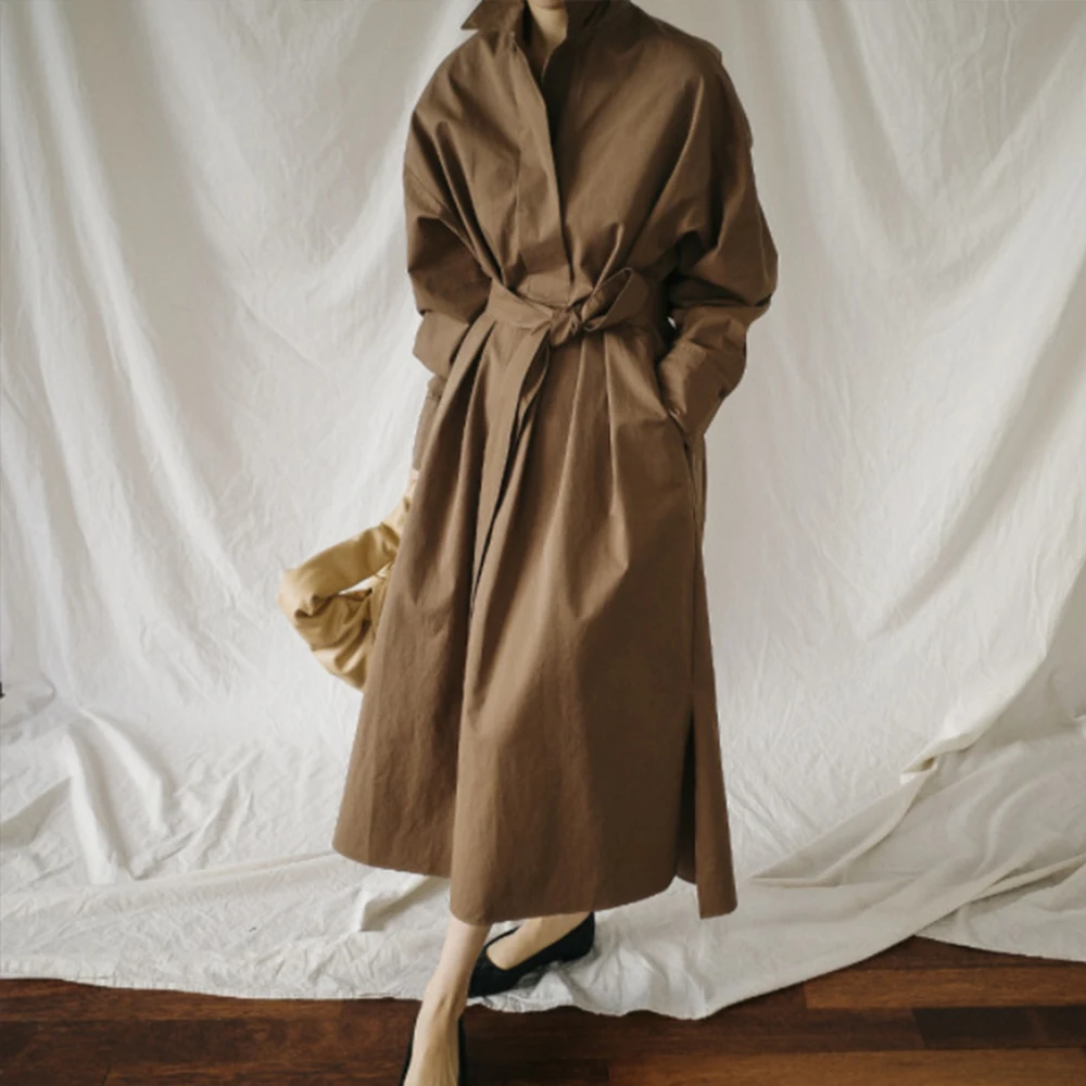 

Ladies Loose Long Dress 2022 Spring Japanese Style Lace Bow Doll Skirt Temperament Long Sleeve Pullover Bottoming Shirt Dresses