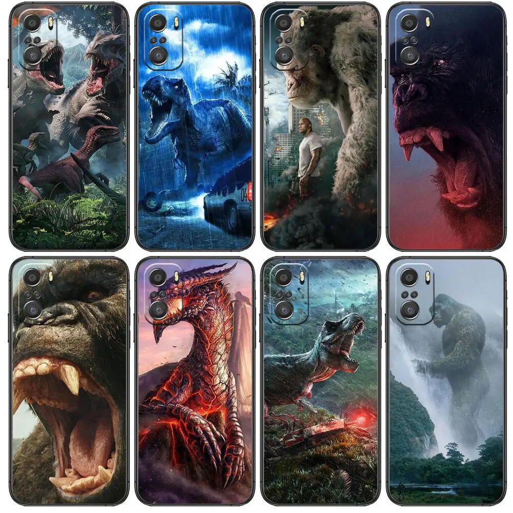 

HD-Jurassic and the behemoth Phone Case For xiaomi mi 11 Lite pro Ultra 10s 9 8 MIX 4 FOLD 10T 5g Black Cover Silicone Back Pret