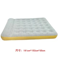 outdoor camping inflatable mattress sofa bohemian mattress with pillow flocking bed inflatable flocking bed home