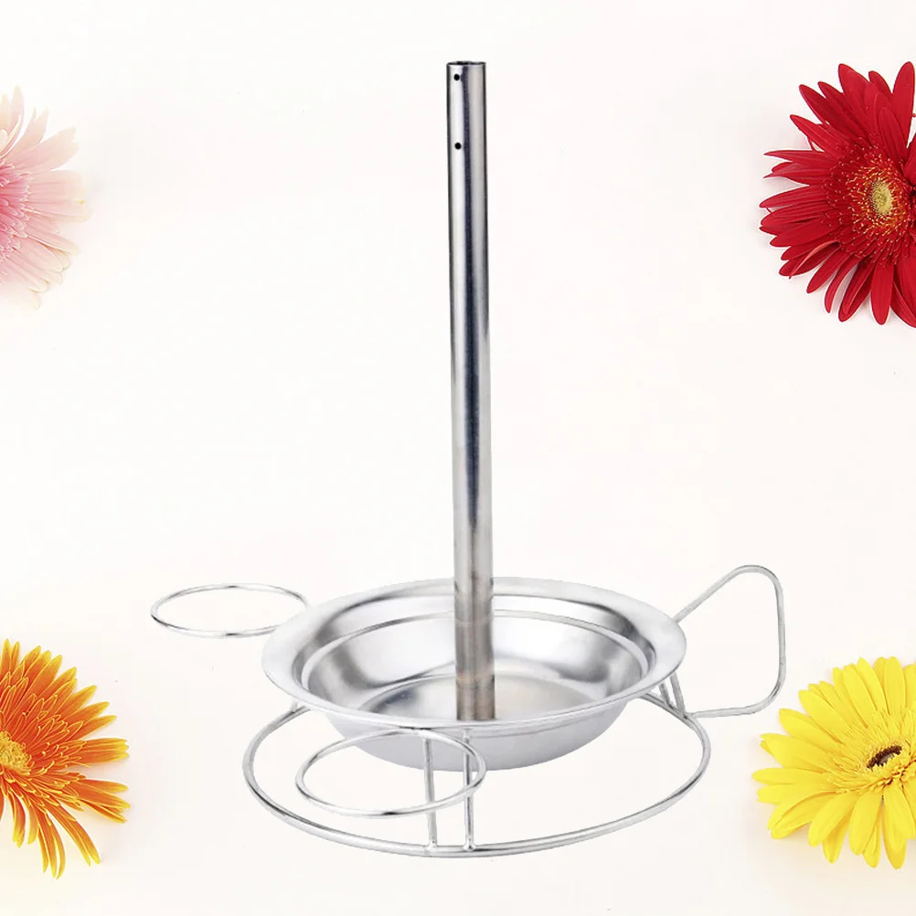 

1pc Chicken Roaster Rack Upright Creative Portable Useful Holder Pan for Camping Outdoor Restaurant