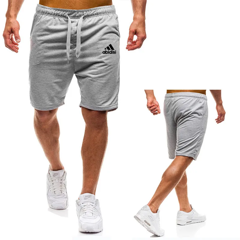 

2023 Summer New Drawstring Shorts Men Casual Jogger Sweathshorts ABIDISI Prints Loose Everyday Short Pants