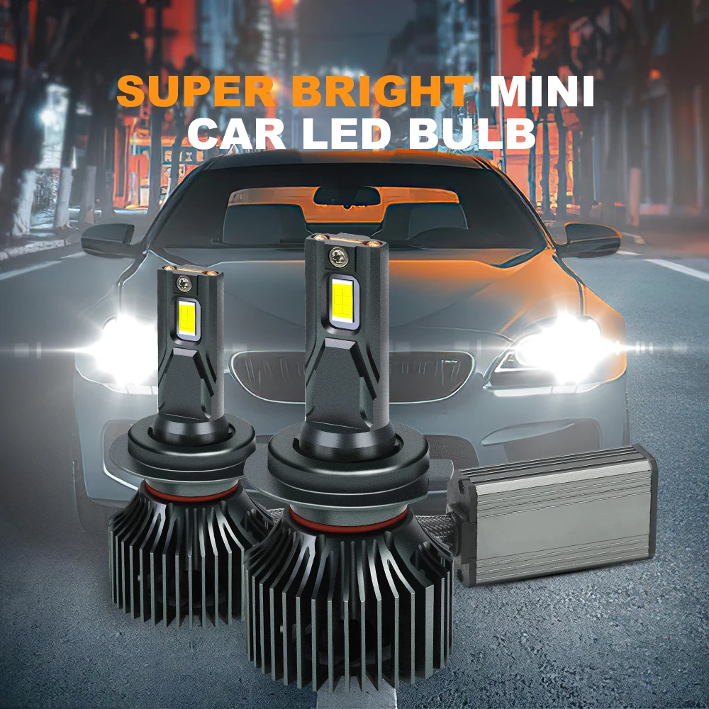 ANMINGPU 2 шт. H7 Led Canbus 22000LM светодиодная Автомобильная фара H1 H11 9005 Hb3 9007 9012 H13 9006 Высокая