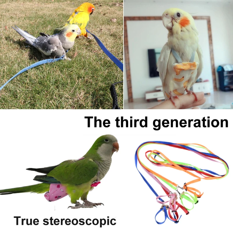 

Parrot Nappy Adjustable Pigeon Diapers Parakeet Flight Suit Waterproof Washable Cockatiel Cloth Pet Supplies Bird Accessories