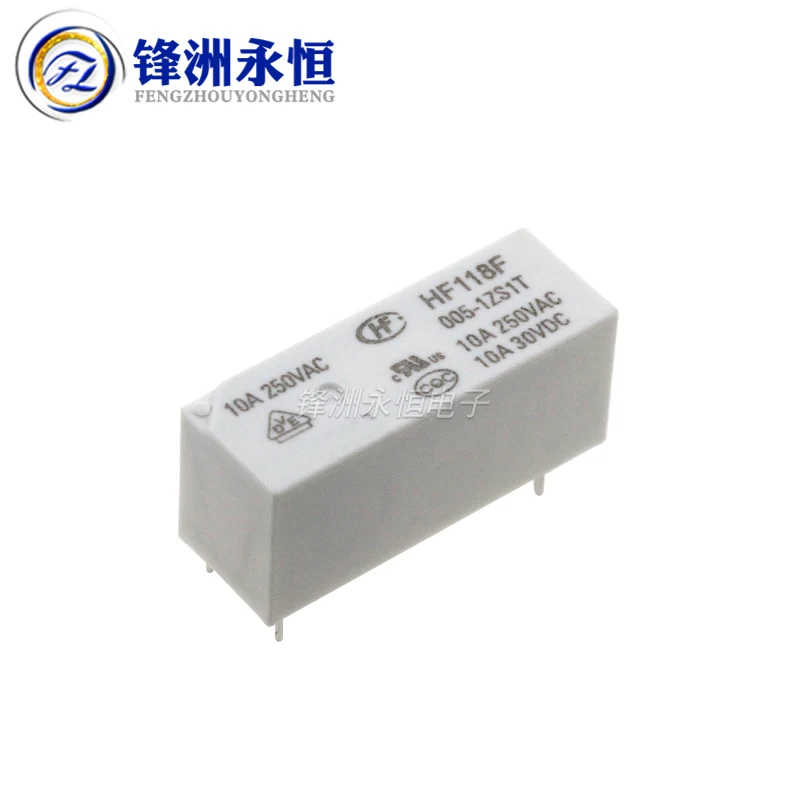 Фото 5 шт./лот, новое JQX-118F HF118F-005-1ZS1T HF118F-012-1ZS1T HF118F-024-1ZS1T HF118F-005 012 024 048-1ZS1T 10A 5 В 12 В 24 В Реле мощности №4