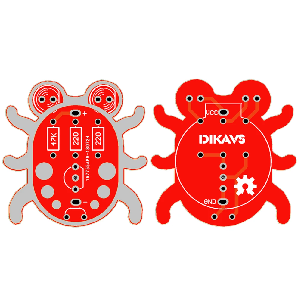 Weevil Eye DIY Электронный новичок учится паять Забавный набор подарок ручной работы