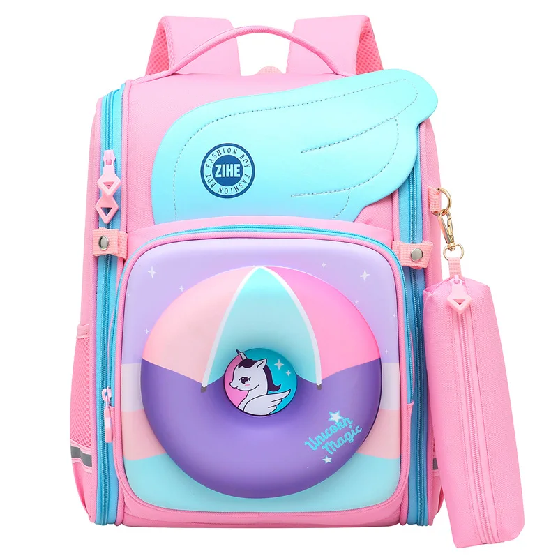 Children School Bags For Girls Boys waterproof Backpack In Primary School Backpacks kids satchel Mochila Infantil Zip SchoolBags