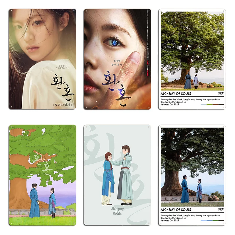 Фото Alchemy Of Souls Kdrama Jung SoMin Lee jae wook свет и тень kdrama go yoon jung naksu Metal Cinema Tin Sign Poster №1