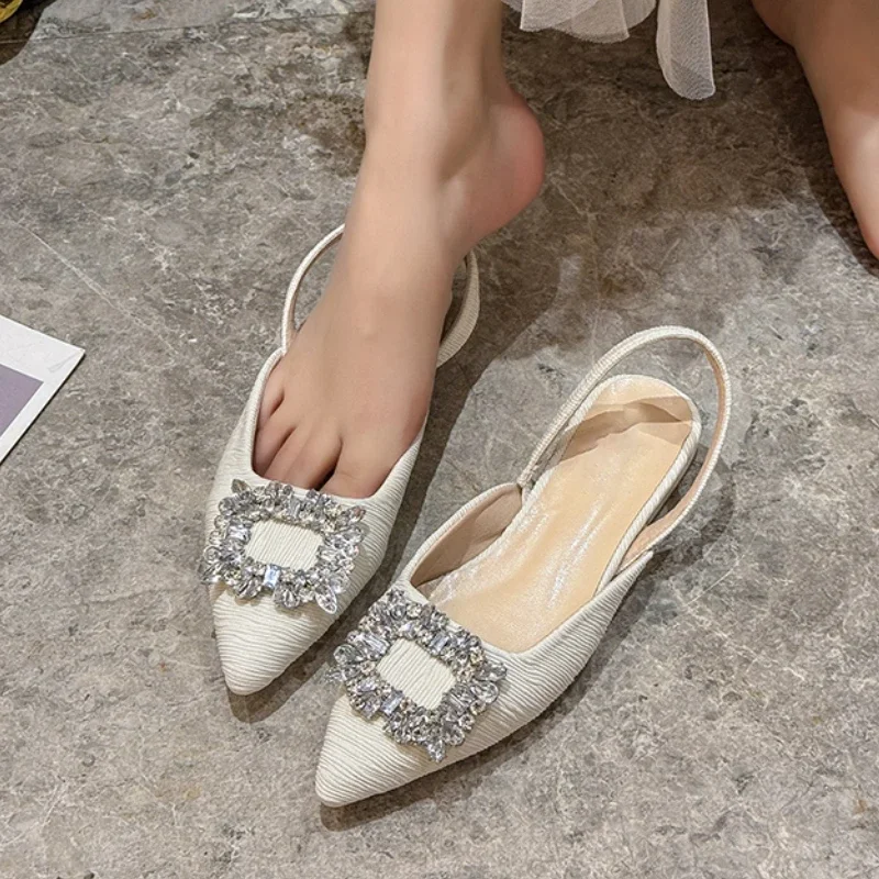 Женские сандалии летние новые туфли на низком каблуке женские повседневные