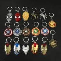 avengers pendant keychain disney marvel superhero metal keychain for bag thor hammer keyring bottle opener men accessories gift