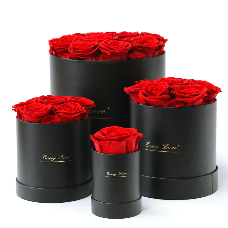 12Pcs/Box Preserved Creative Valentine's Day Gift Soap Flower Portable  Hug Bucket Wedding Candy Storage  For Girlfriend/